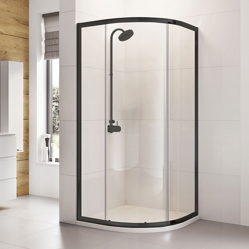 Sliding glass shower door installation